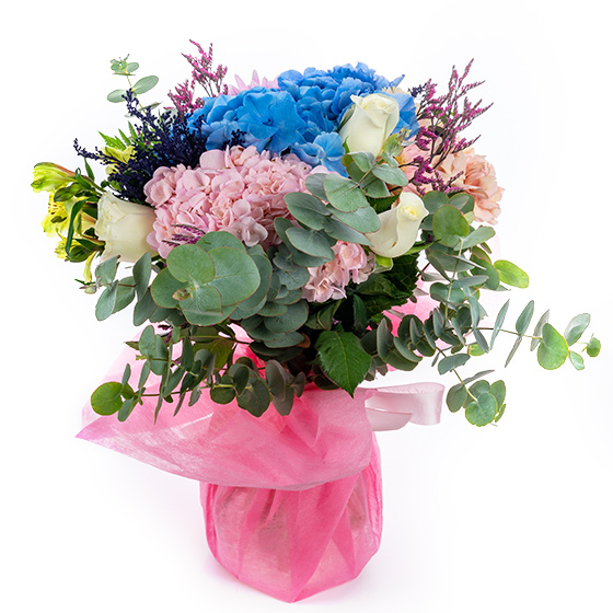 Bouquet pequeño de flores para regalar